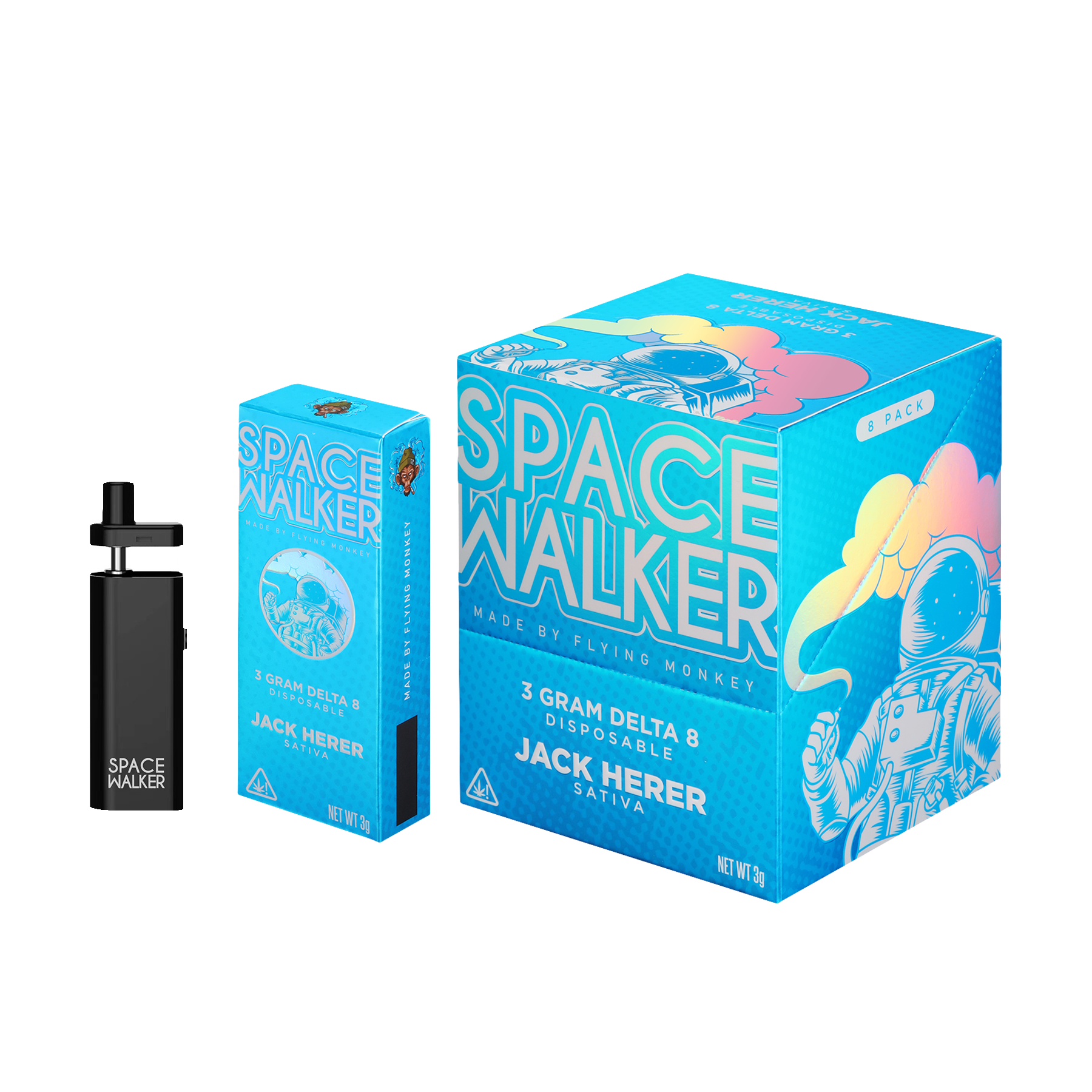 3G DELTA-8 DISPOSABLE SPACE WALKER 3G DELTA-8 DISPOSABLE SPACE WALKER