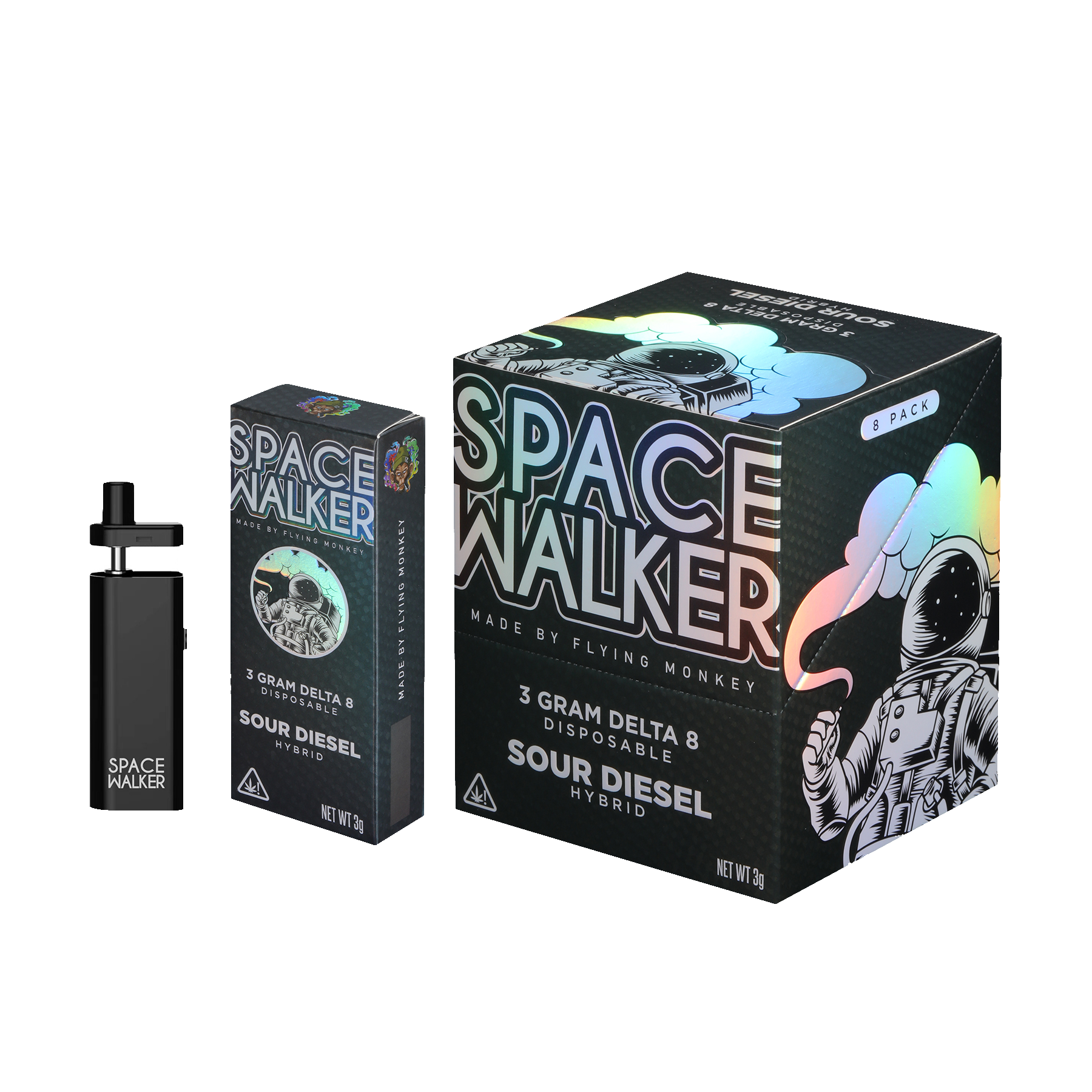 3G DELTA-8 DISPOSABLE SPACE WALKER 3G DELTA-8 DISPOSABLE SPACE WALKER